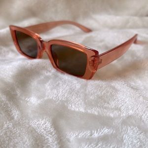 🔴 Orange Square Sunglasses